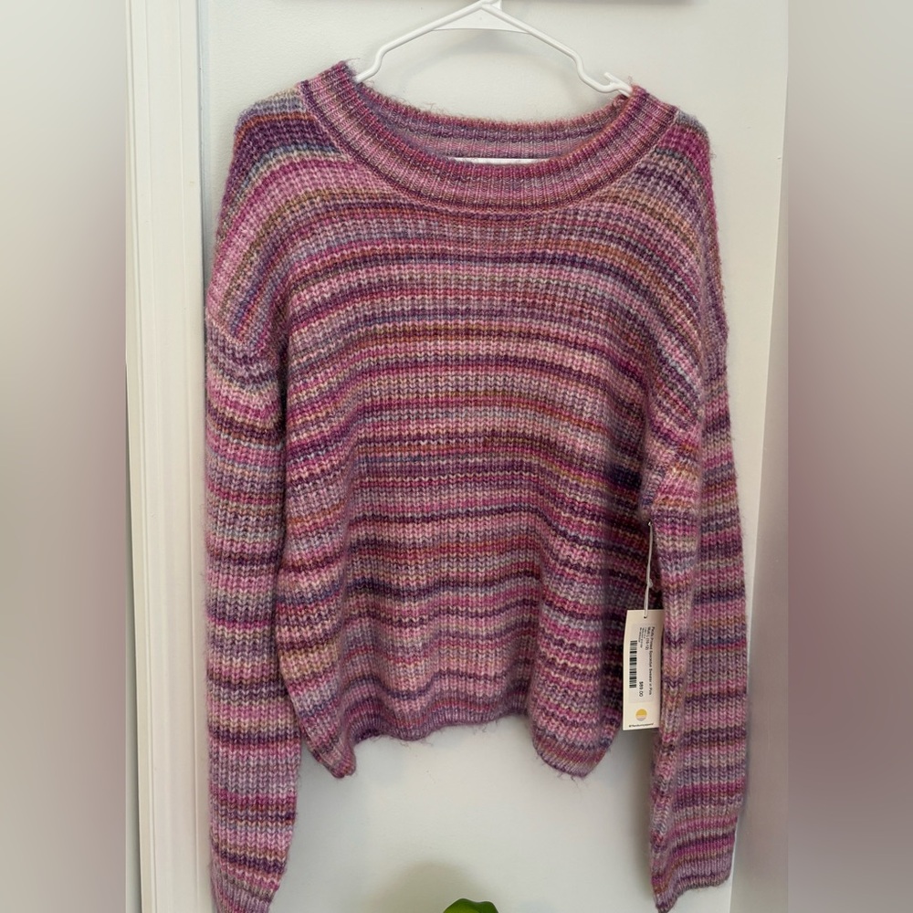 NWT 78 & Sunny Pacific Printed Spacedye Sweater